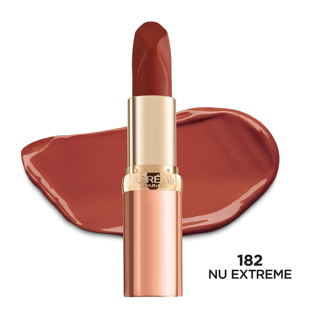 3 x L'Oreal Paris Colour Riche Les Nus Intense Lipstick, 182 Nu Extreme